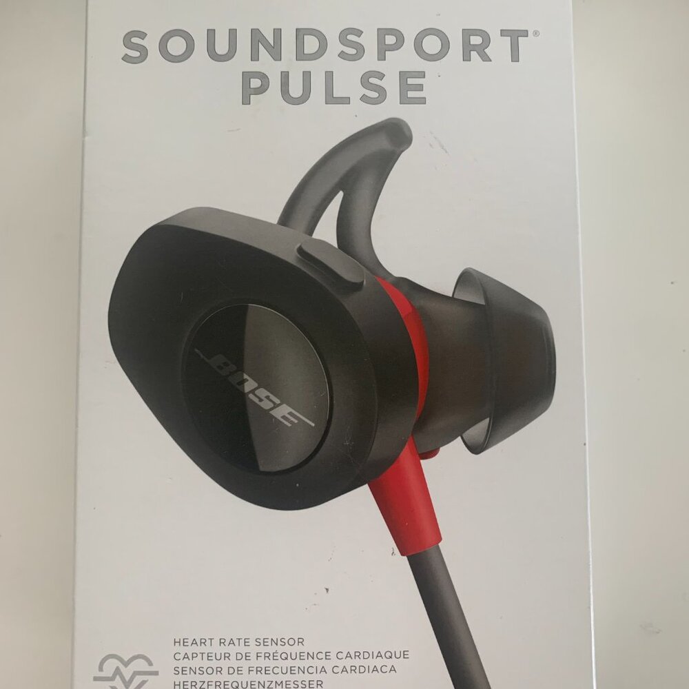 Bose SoundSport Pulse Wireless Headphones with Heart Rate Sensor + Accessories